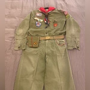 Vintage 1950’s - 60’s complete Boy Scout uniform